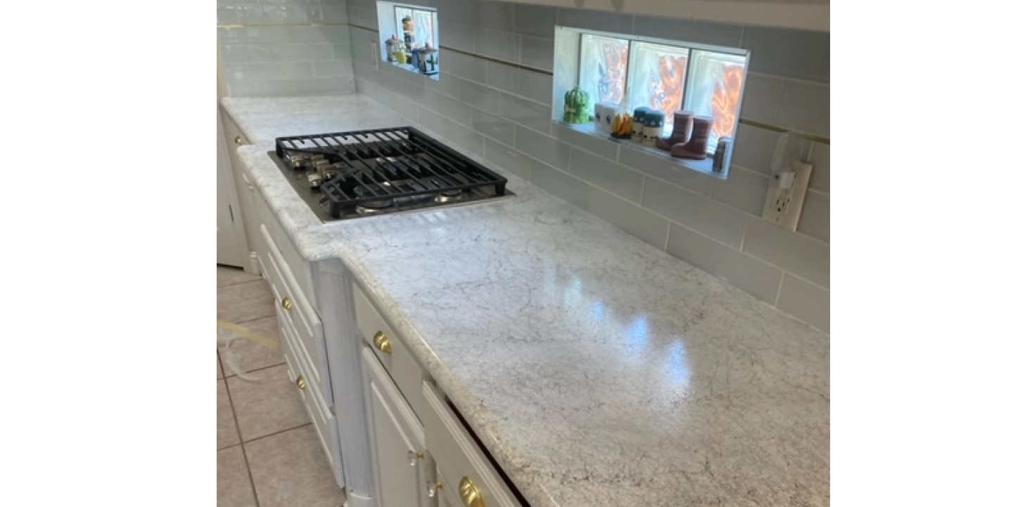 marble countertop in a kitchen hero